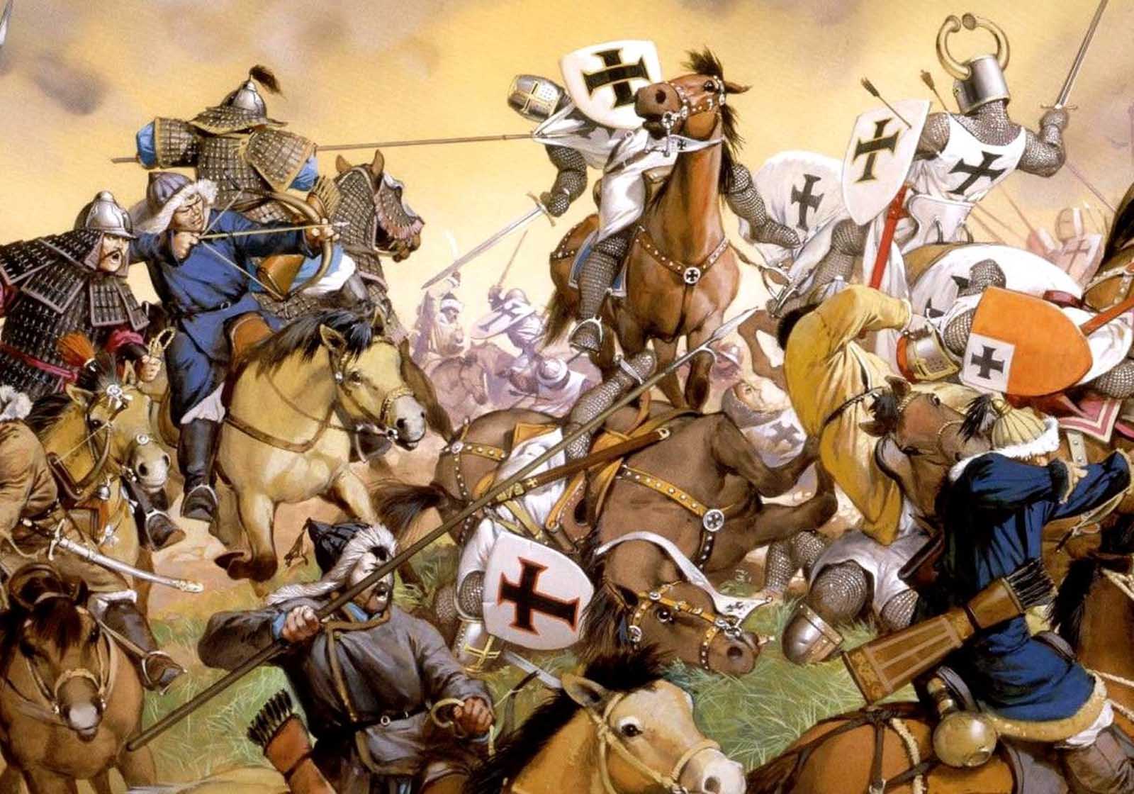 Was there much contact between the Crusader states and the Mongol empire?